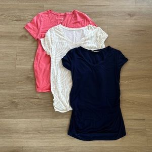 Short sleeve maternity tees